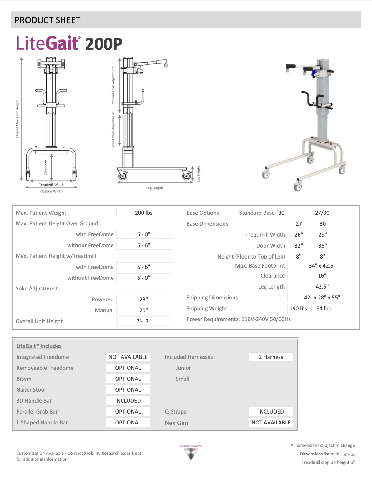 LiteGait 200P