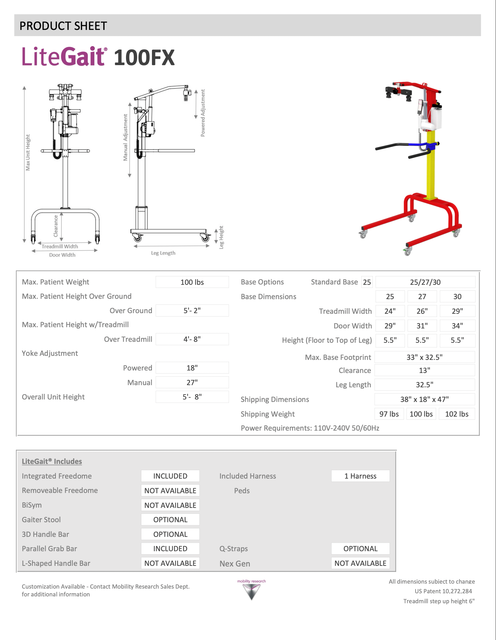 LiteGait 100FX