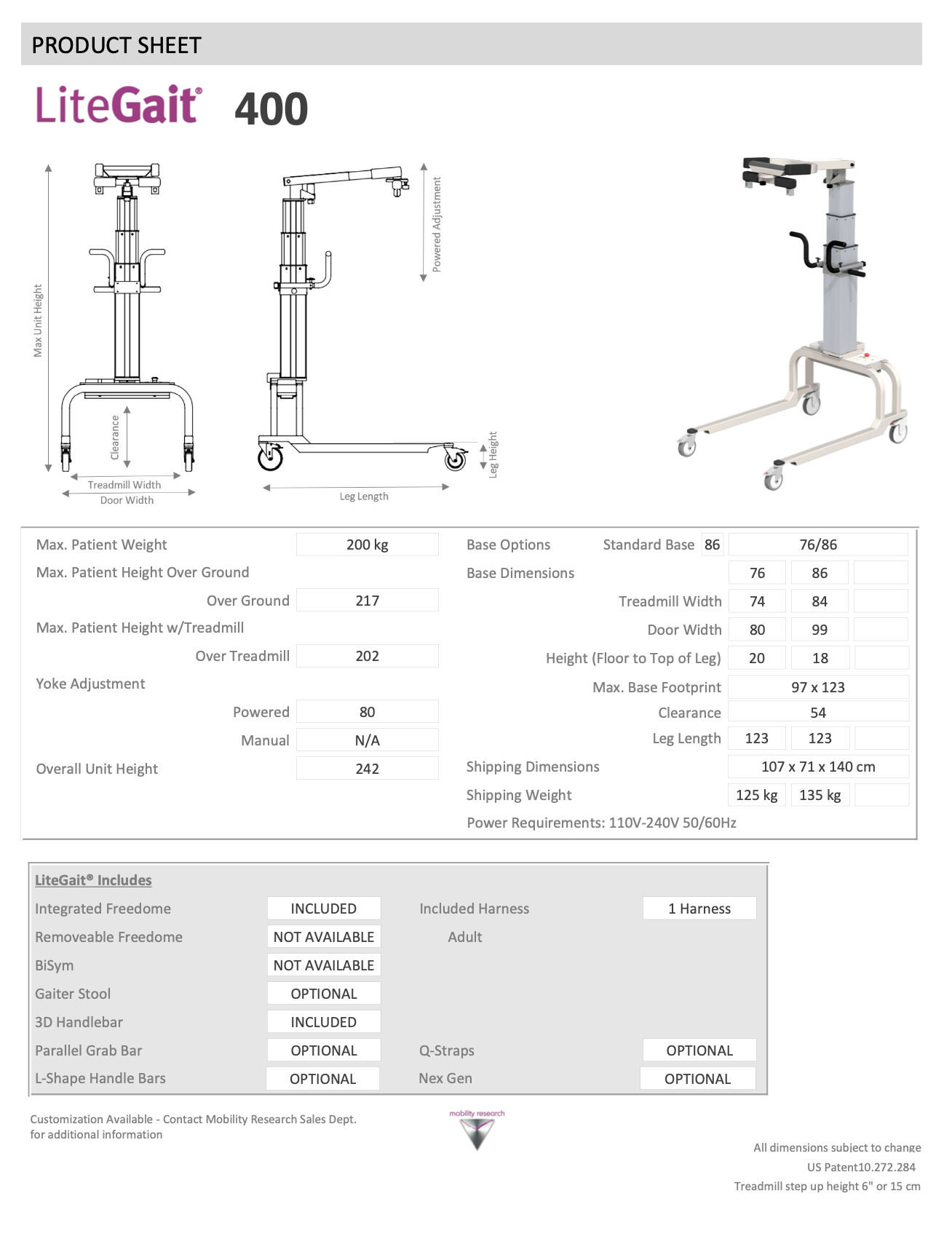 LiteGait 800