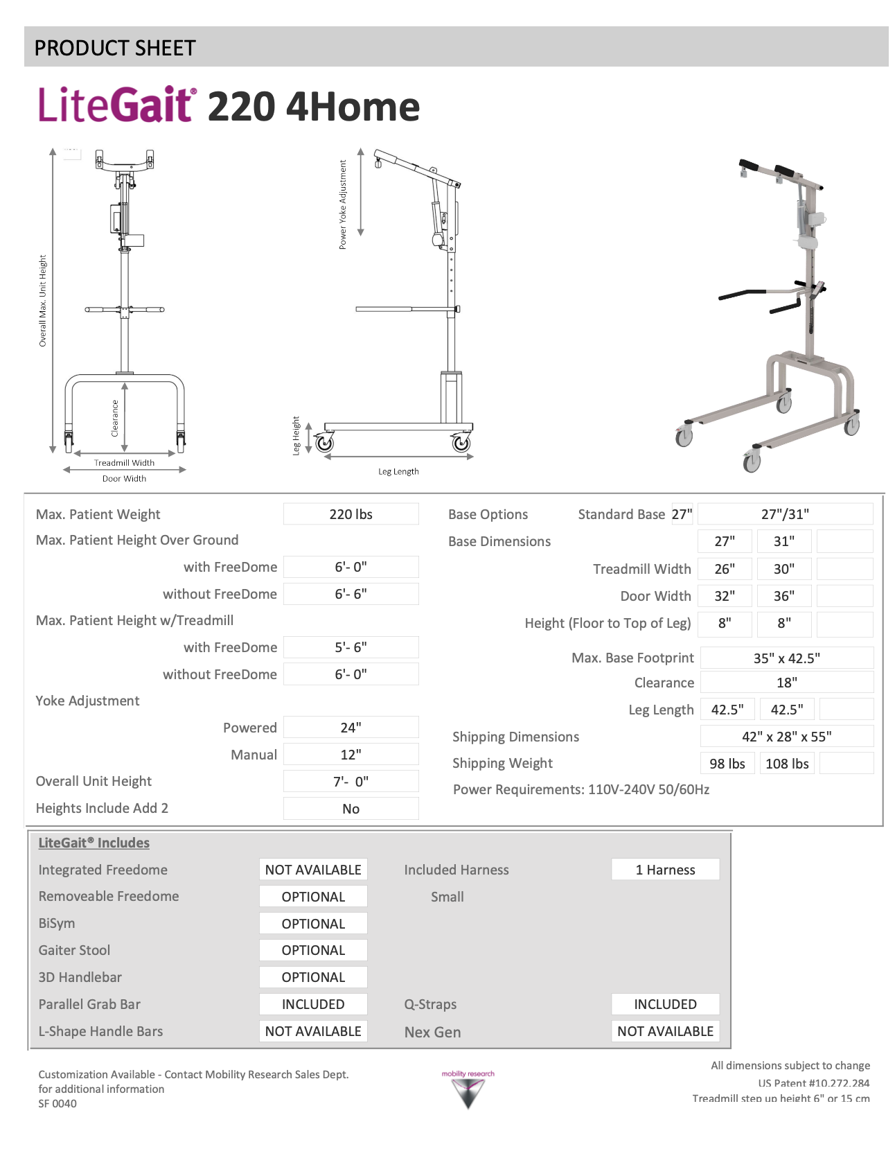 LiteGait For Home 90