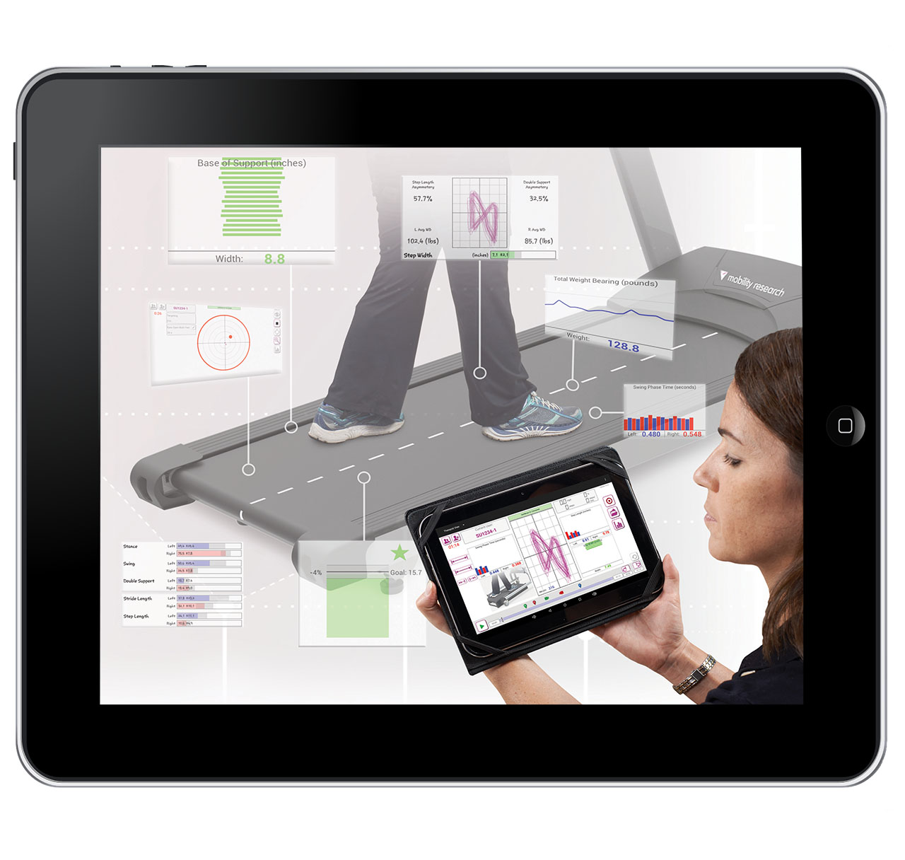 GaitKeeper Mini Therapy Treadmill With Gait Analysis